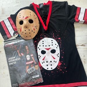 Jason Voorhees womens costume & mask